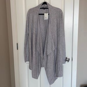 NWTs Barefoot Dreams Cozy Chic Lite Heathers Calypso Wrap Cardigan
